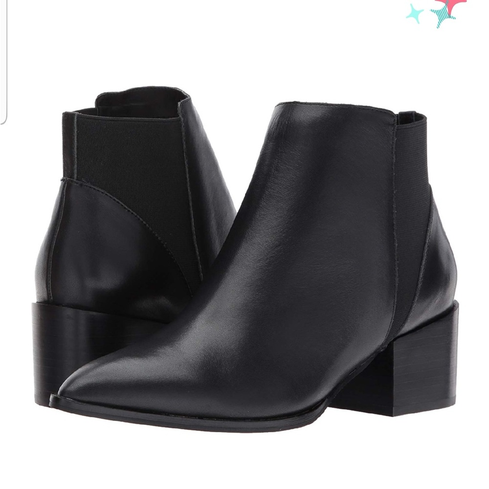 Chinese Laundry Black Ankle Booties | Leather Chelsea boots